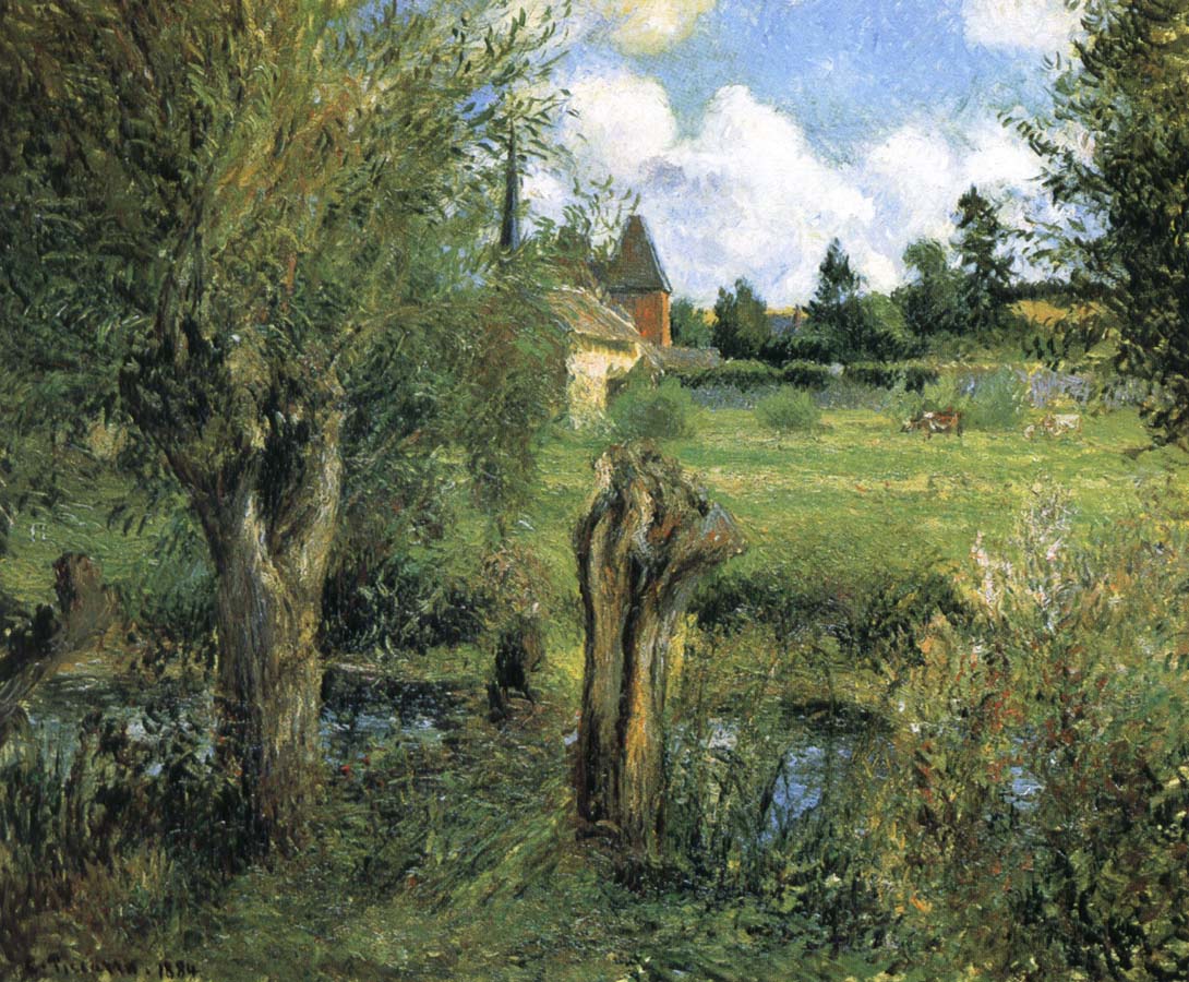 Camille Pissarro the riparian